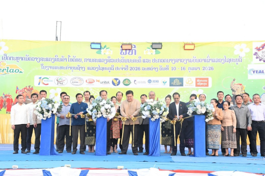 Sayaboury Opens ODOP Trade Fair for Elephant Festival 2026